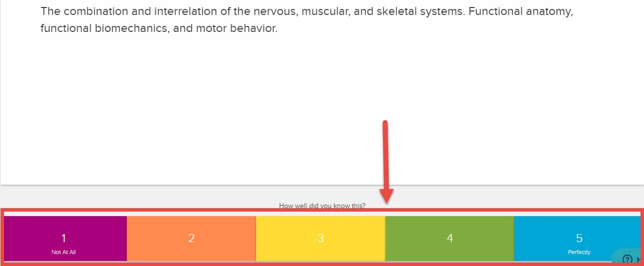 NASM SRS flashcards