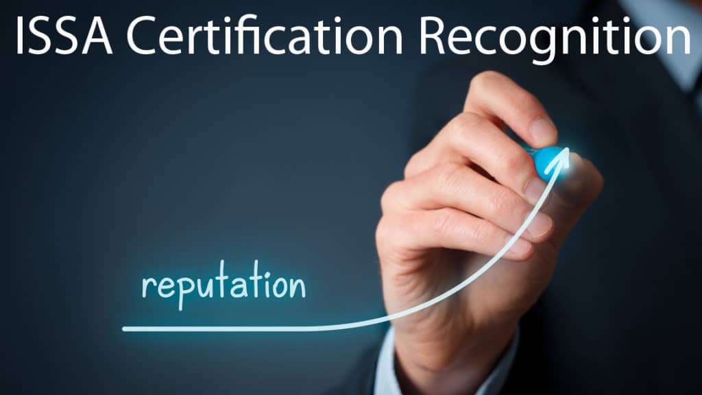 ISSA certification recognition