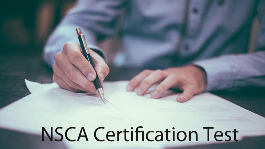 NSCA certification test