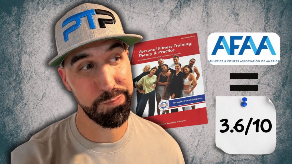 Cheapest Personal Trainer Certification Guide (Updated) 18 Tyler Read looks at AFAA textbook with 3.6/10 rating