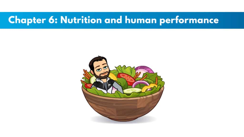 ACSM CPT Chapter 6: Nutrition and Human Performance 5 ACSM CPT Chapter 6: Nutrition and Human Performance