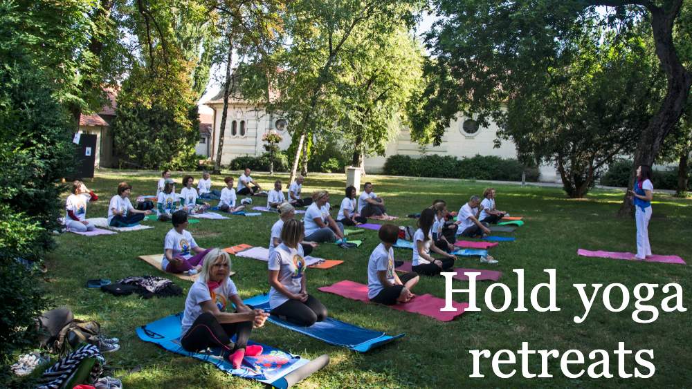 Hold yoga retreats