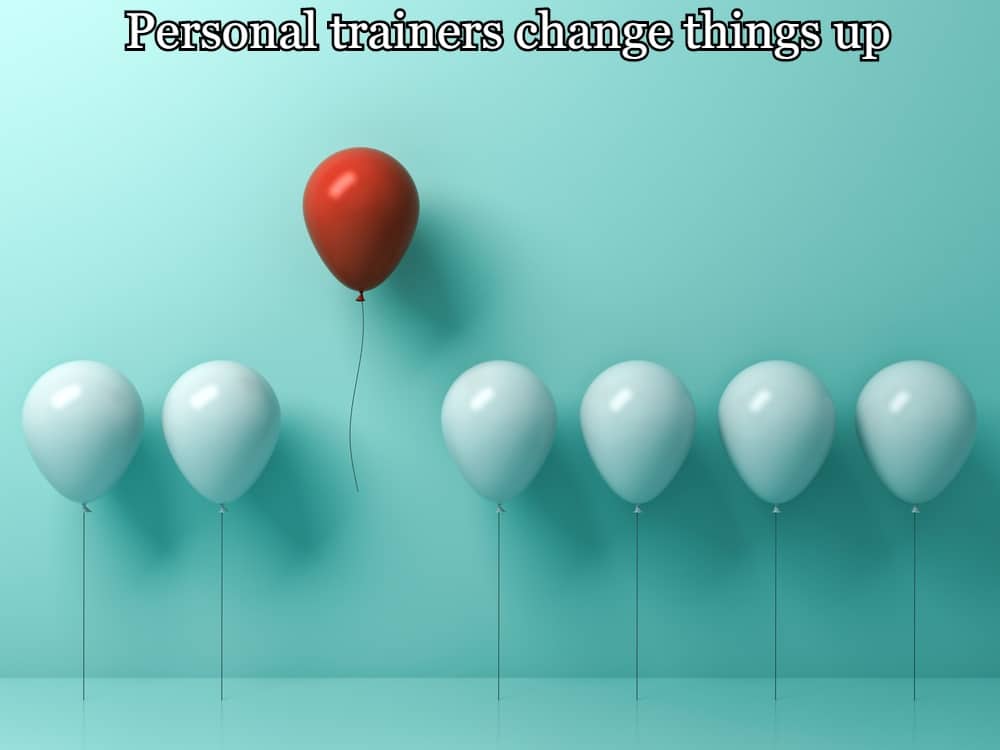 Personal trainers change things up