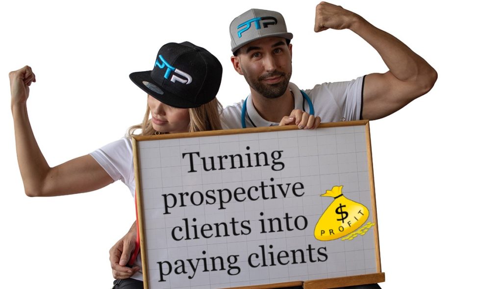 Turning prospective clients into paying clients