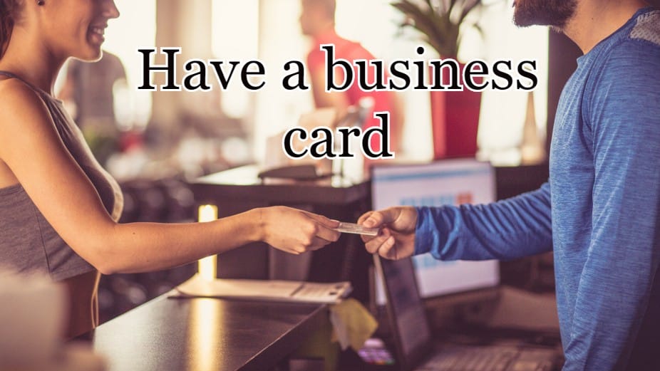 Create a business card