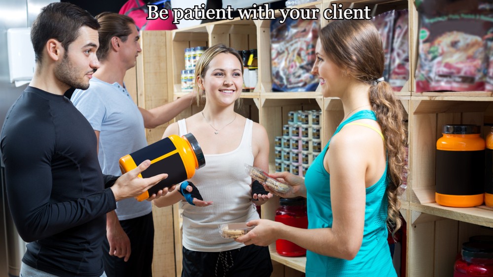 How To Become An Online Nutrition Coach - From A to Z 22 Be patient with your client