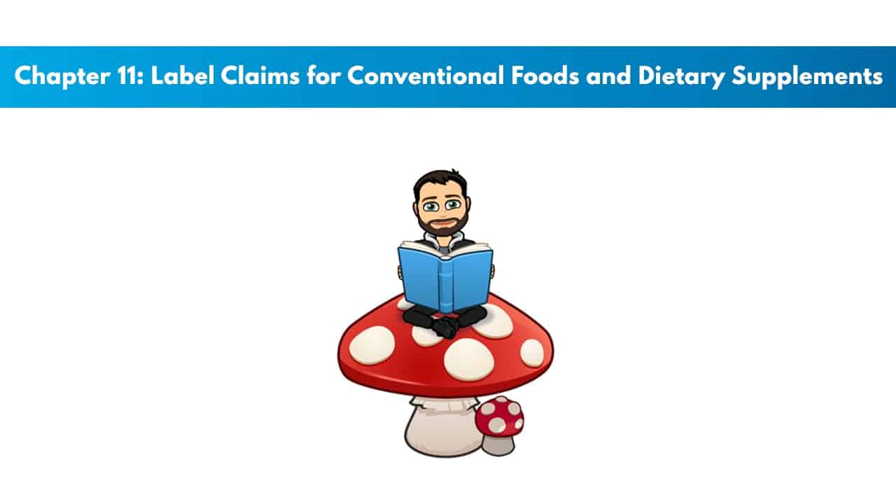 ISSA SN Chapter 11: Label Claims for Conventional Foods and Dietary Supplements