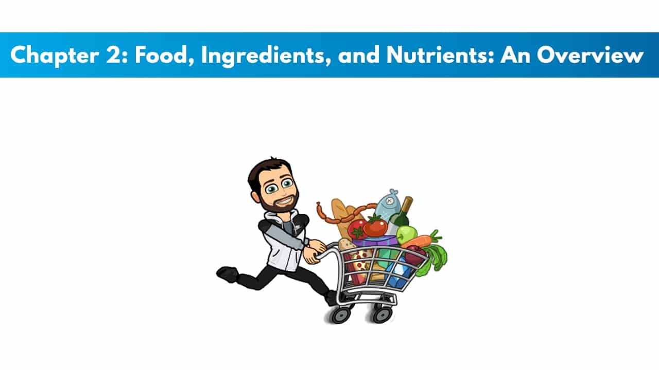 ISSA SN Chapter 2: Food, ingredients, and Nutrients: An Overview