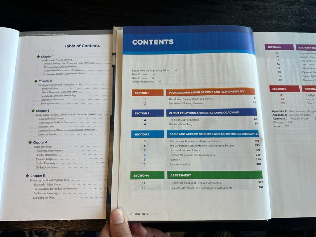 NASM vs NCSF: Which Cert Is Right for You? 35 NASM vs NCSF - textbooks table of contents, which course is better?