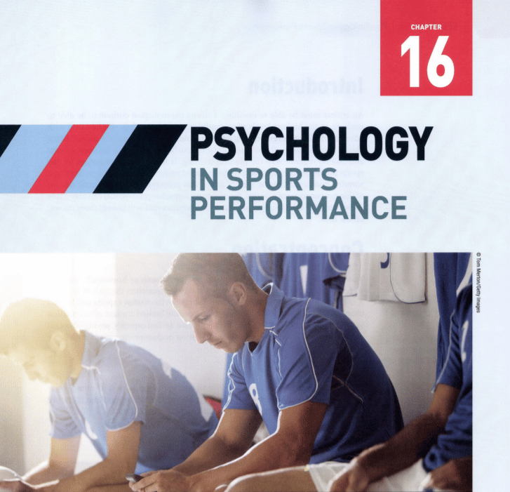 Cover image from NASM PES - Psychology in Sports Performance, Chapter 16