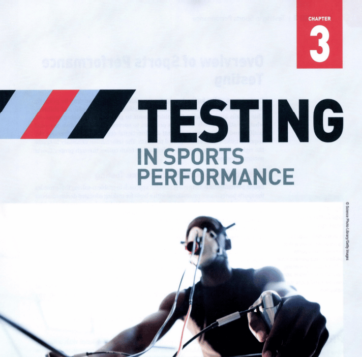 Image from NASM PES textbook - cover from chapter 3, Testing in Sports Performance