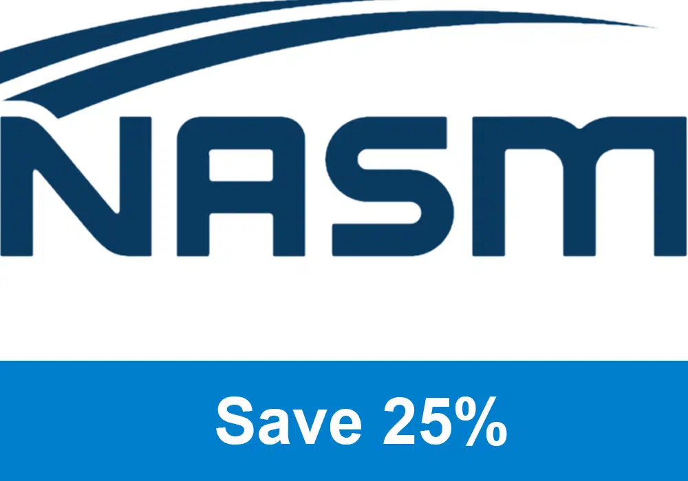 NASM Gold Standard Personal Trainer Certification - Save 25%<br />