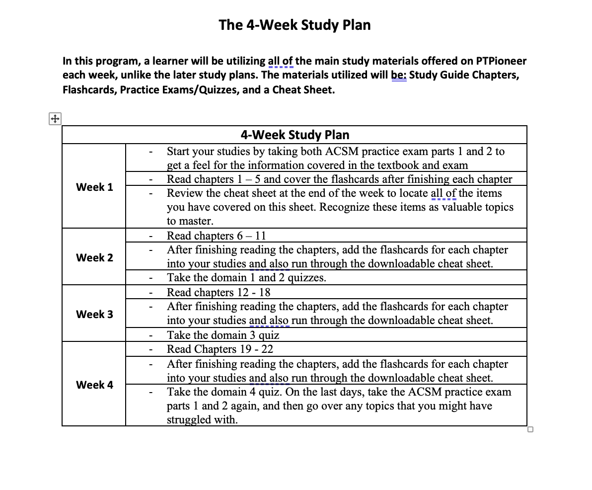 free-acsm-study-plan-study-calendar-blueprint