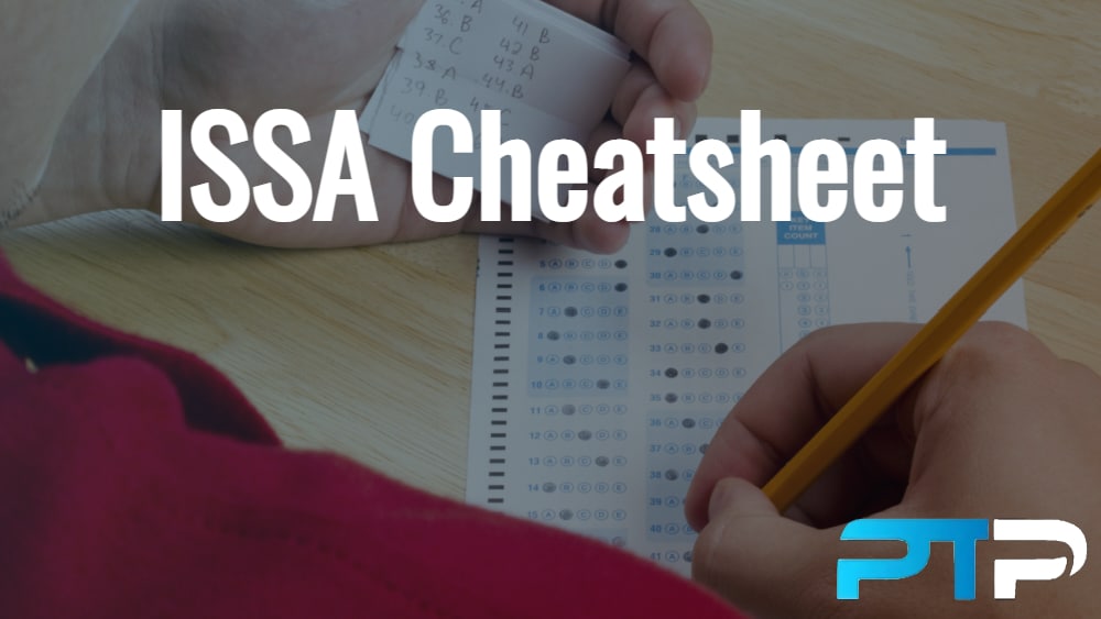 ISSA cheatsheet with PT Pioneer brand overlay