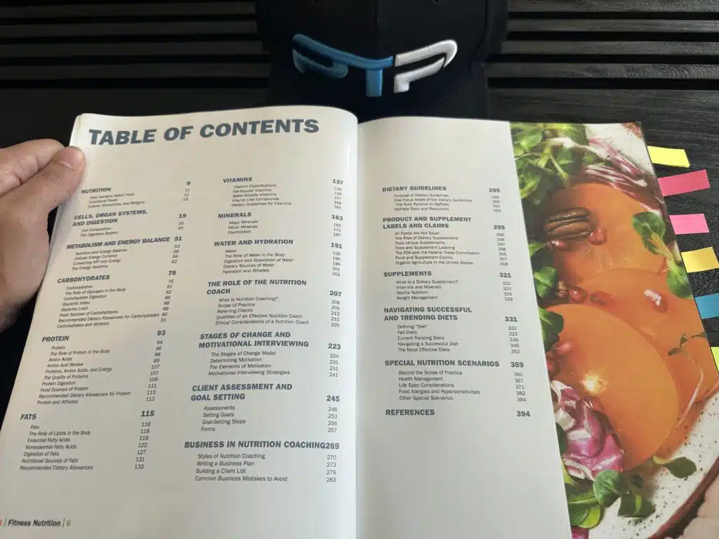 The ISSA Nutritionist course layout