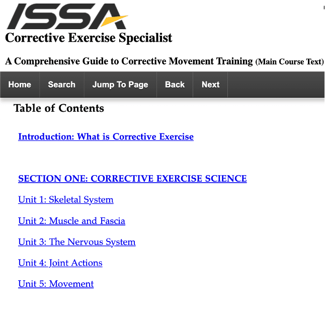 Tyler Read Showing the ISSA CES Textbook Dashboard page