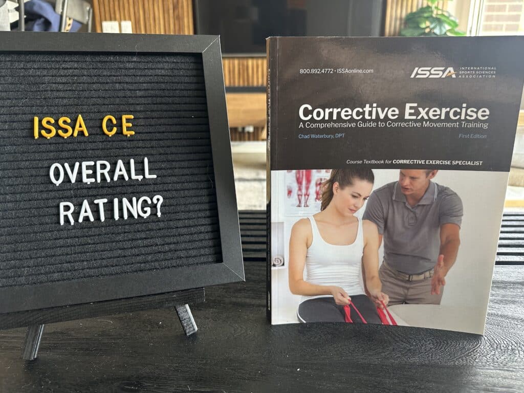 ISSA Corrective Exercise program overall rating