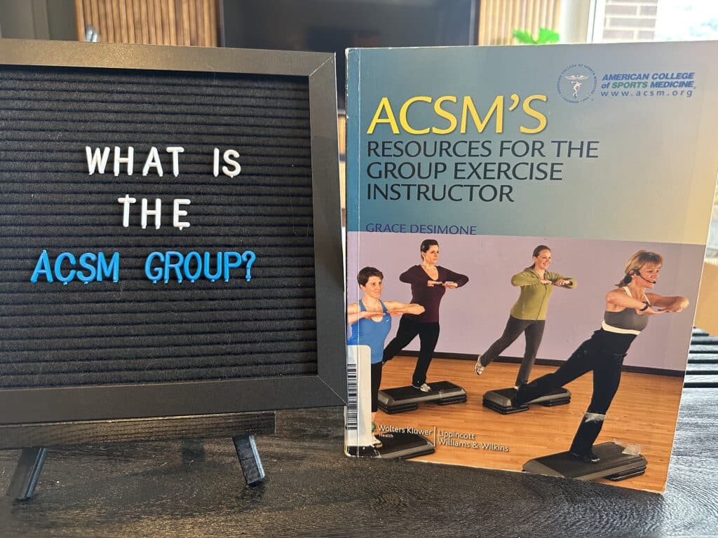 what is the acsm group exercise certification - acsm's resources for the personal trainer