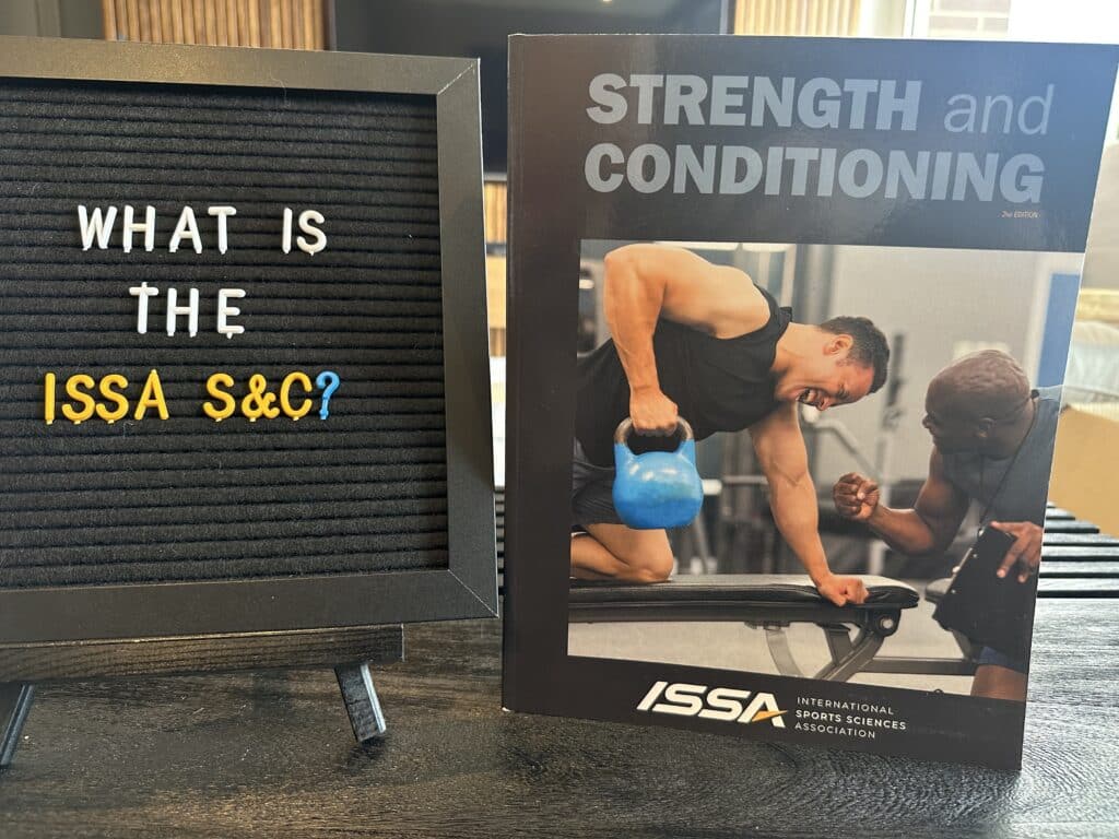 What is the ISSA Strength and Conditioning Certification? ISSA SCC textbook