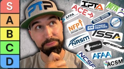tyler thinks about the best personal training certifications tier list
