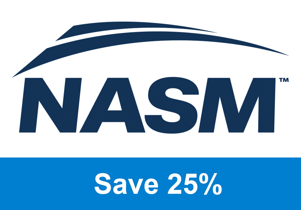 NASM Gold Standard Personal Trainer Certification - Save 25&percnt off